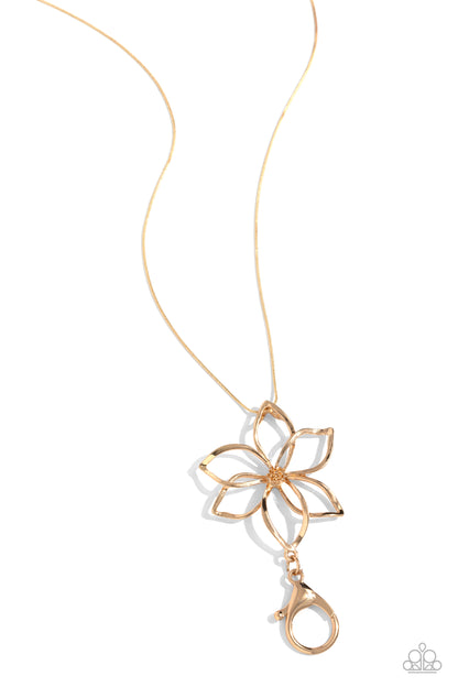 Flowering Fame - Gold Necklace