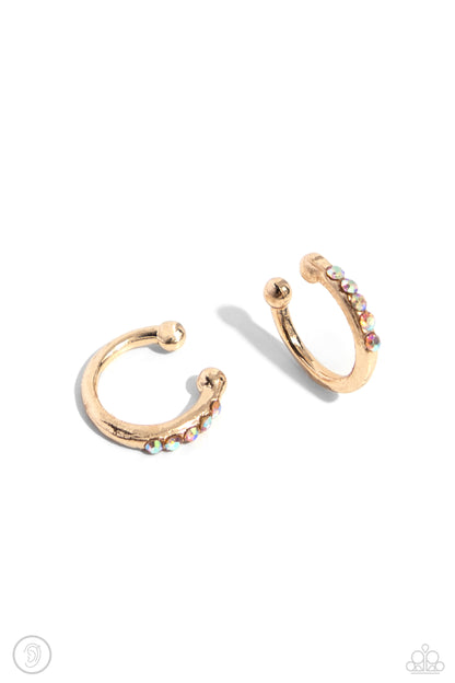 Charming Cuff - Gold Earrings