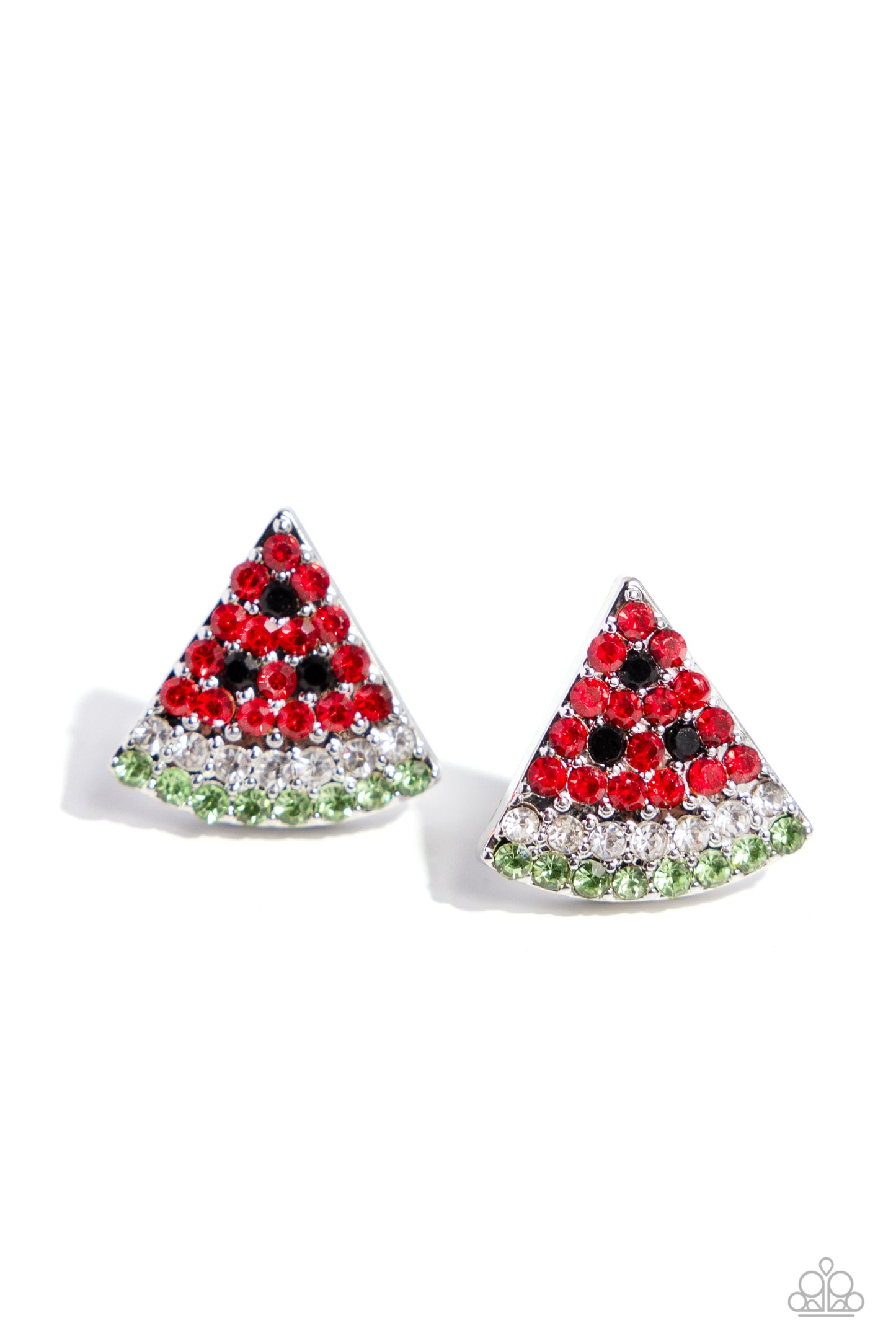 Watermelon Slice - Red Earrings