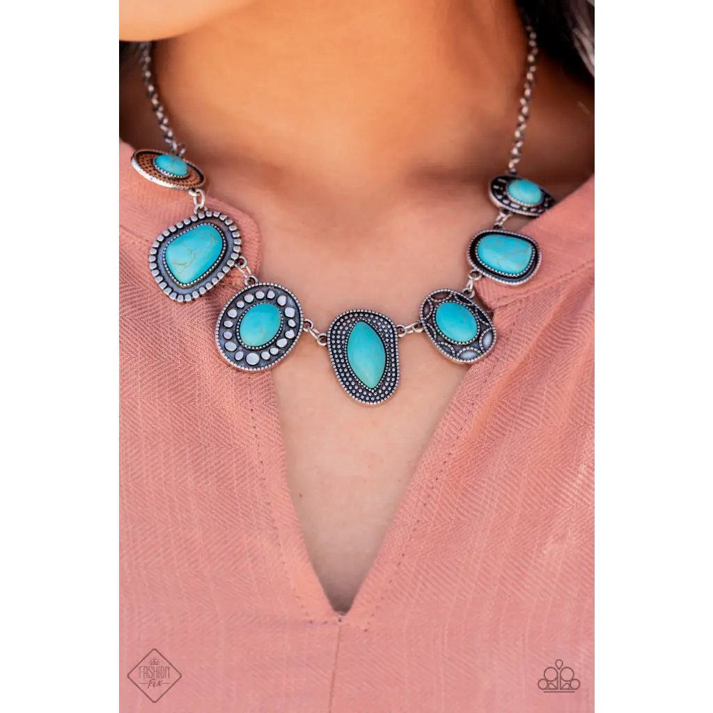 Albuquerque Artisan - Blue Necklace - Necklaces