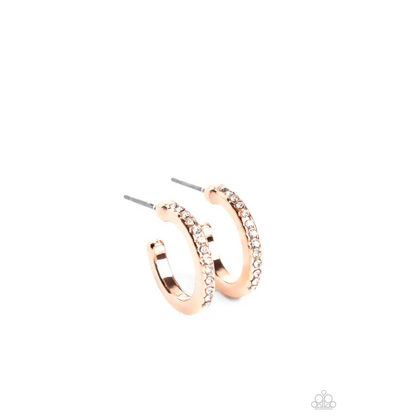 Audaciously Angelic - Rose Gold Earrings - Earrings