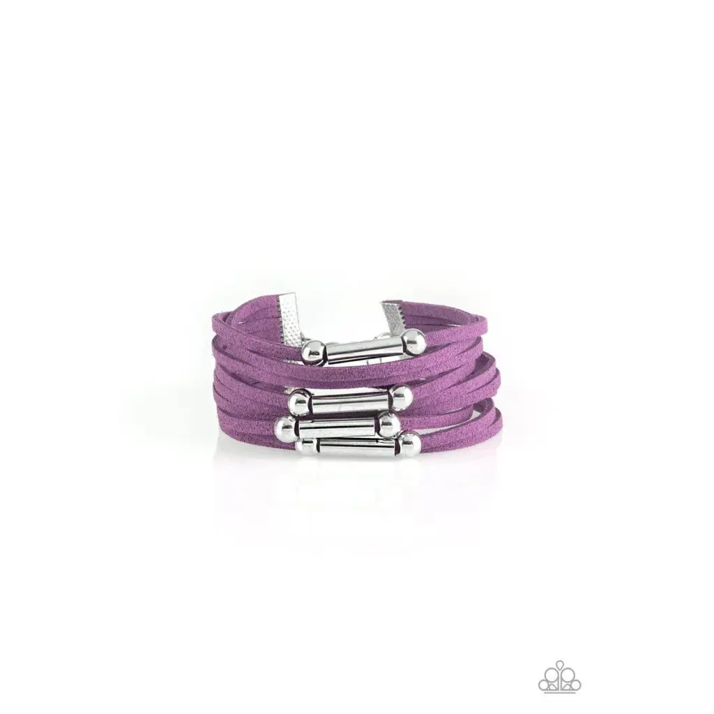 Back To BACKPACKER - Purple Bracelet - Deb's Jazzy Jems