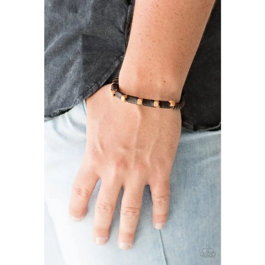 Backwoods Backpacker -  Brown Bracelet - Deb's Jazzy Jems