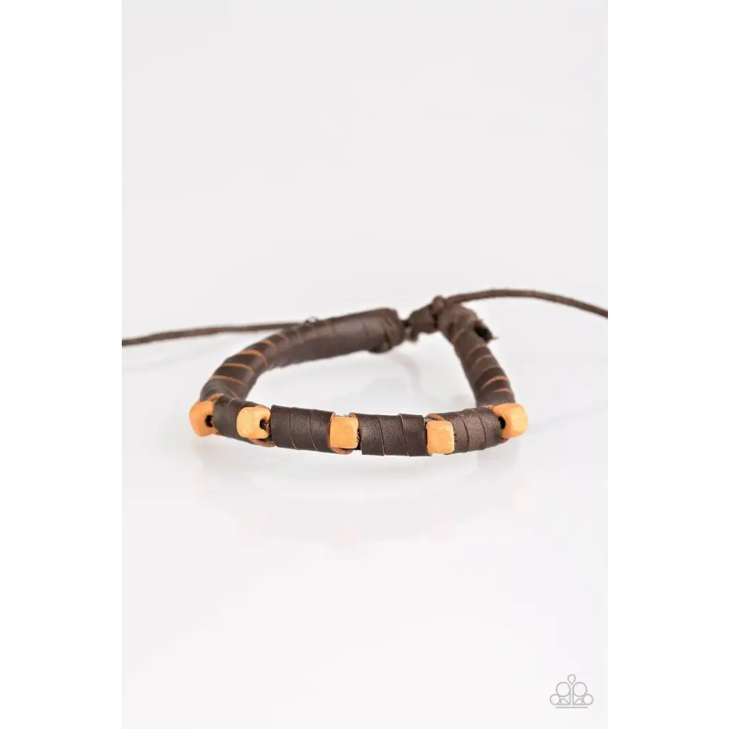 Backwoods Backpacker -  Brown Bracelet - Deb's Jazzy Jems