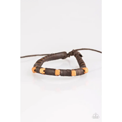 Backwoods Backpacker -  Brown Bracelet - Deb's Jazzy Jems