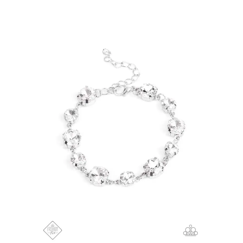 Bippity Boppity BLING - White Bracelet - Bracelets