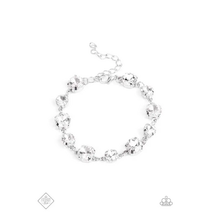 Bippity Boppity BLING - White Bracelet - Bracelets