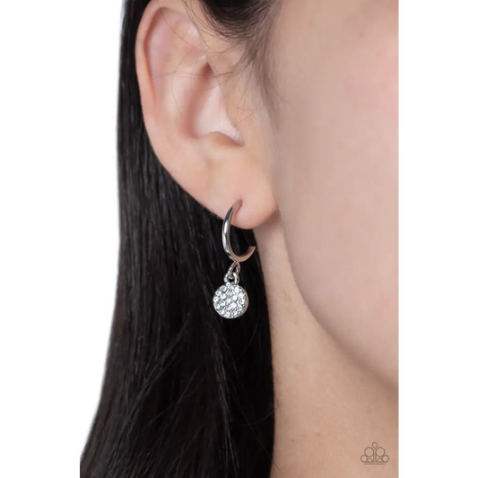 Bodacious Ballroom - White Earrings - Earrings