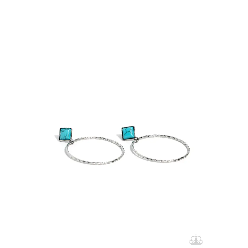 Canyon Circlet - Blue Earrings - Earrings