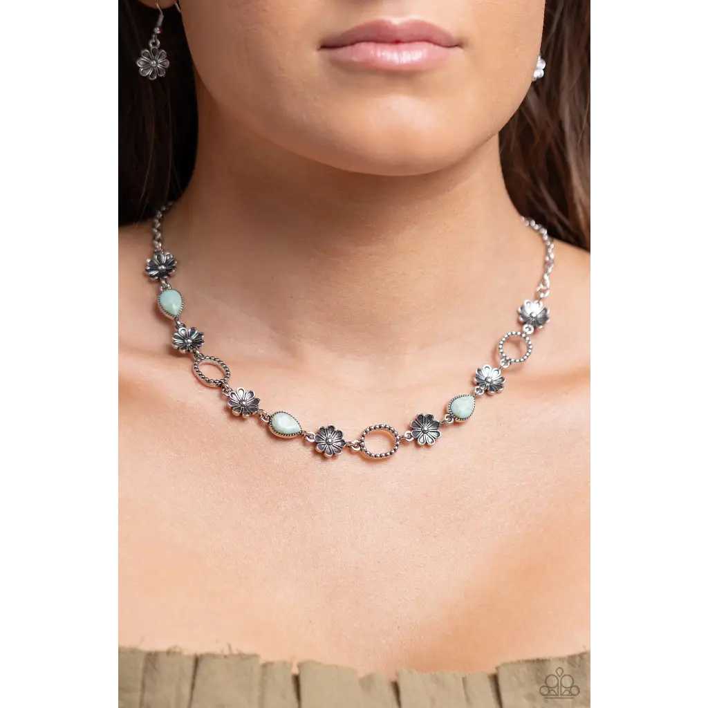 Casablanca Chic - Blue Necklace - Necklaces