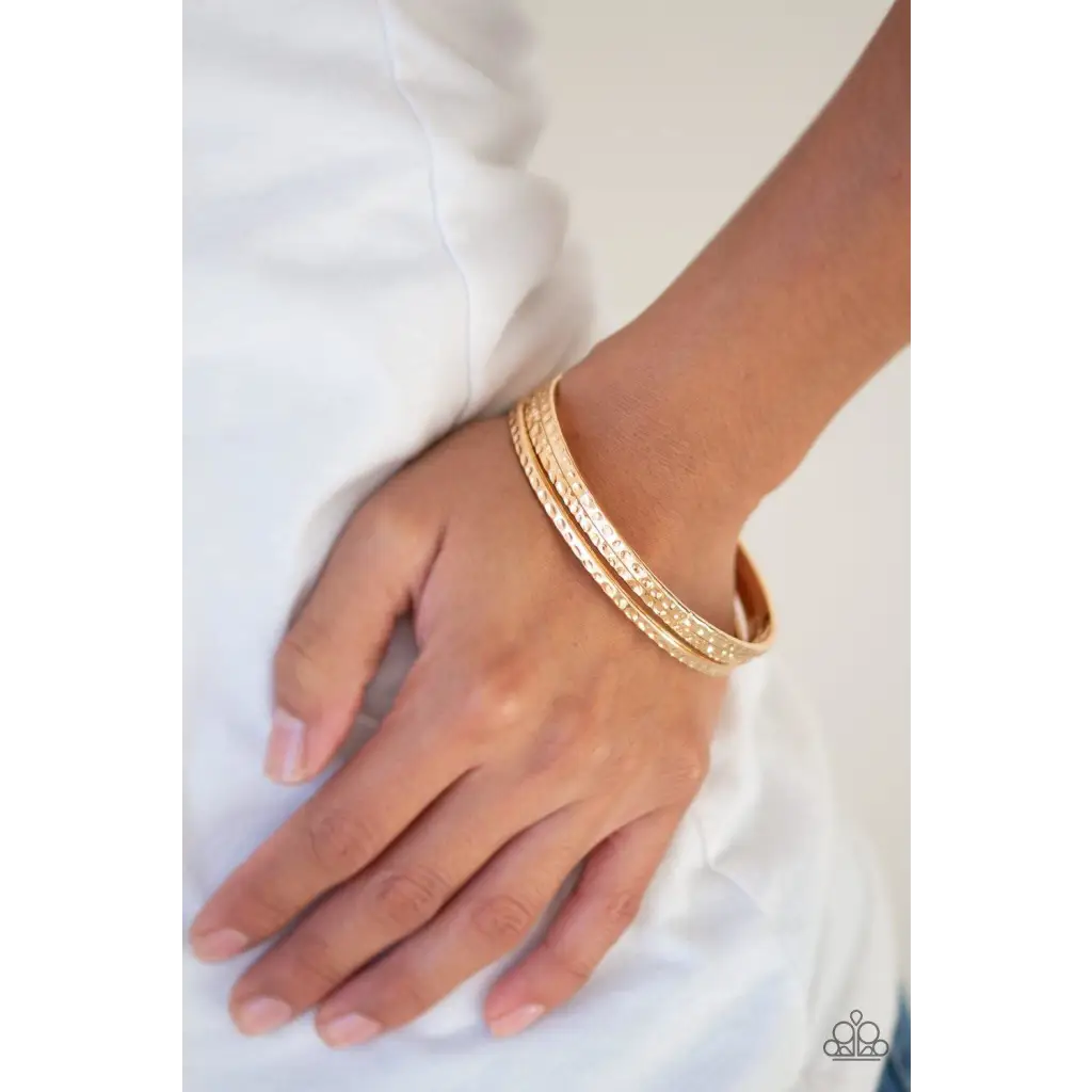 Casually Couture - Gold Bracelet - Deb's Jazzy Jems