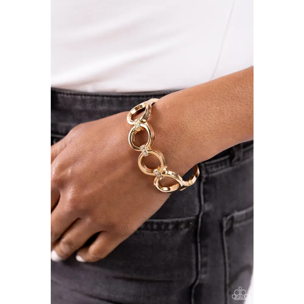 Chic Collection - Gold Bracelet - Bracelets