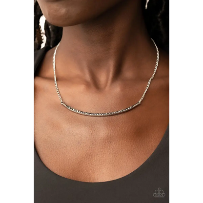 Collar Poppin Sparkle - Silver - Deb's Jazzy Jems