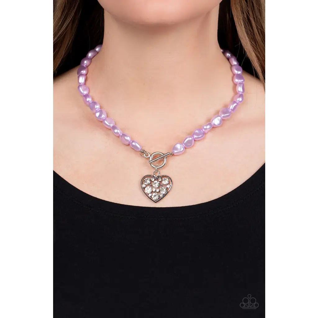 Color Me Smitten - Purple Necklace - Necklaces