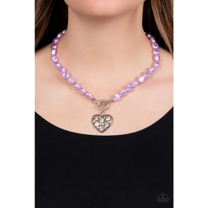 Color Me Smitten - Purple Necklace - Necklaces