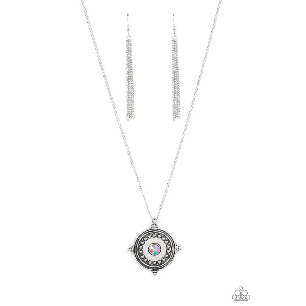 Compass Composure - Multi Necklace - Necklaces