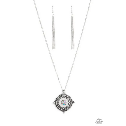 Compass Composure - Multi Necklace - Necklaces