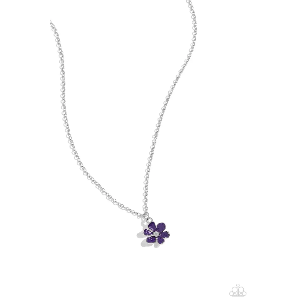 Cottage Retreat - Purple Necklace - Necklaces