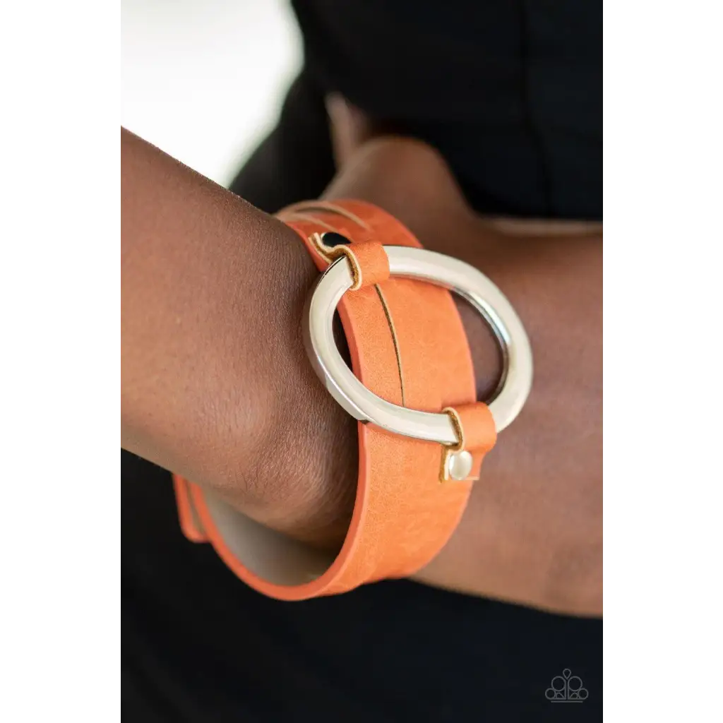 Cowgirl Cavalier - Orange Bracelet - Deb's Jazzy Jems