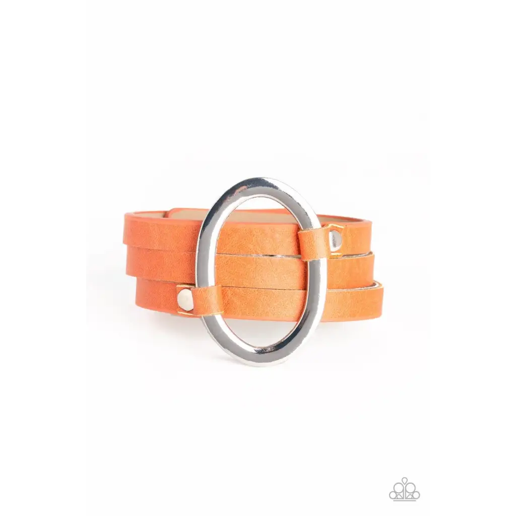 Cowgirl Cavalier - Orange Bracelet - Deb's Jazzy Jems