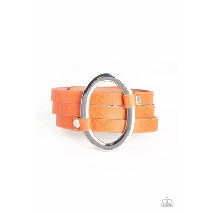 Cowgirl Cavalier - Orange Bracelet - Deb's Jazzy Jems