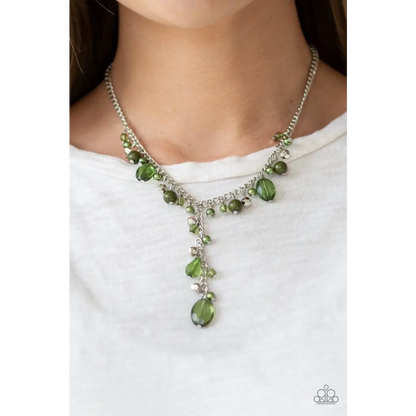 Crystal Couture - Green Necklace - Deb's Jazzy Jems