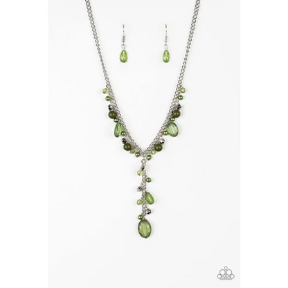 Crystal Couture - Green Necklace - Deb's Jazzy Jems