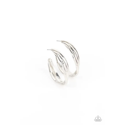 Curvy Charmer - Silver Earrings - Deb's Jazzy Jems