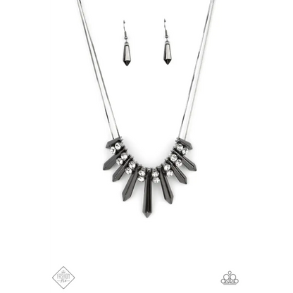 Dangerous Dazzle - Black Necklace - Necklaces