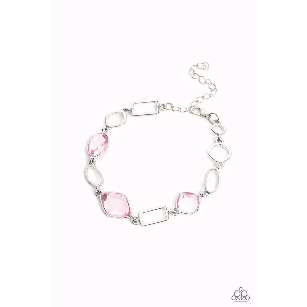 Dazzle for Days - Pink Bracelet - Bracelets