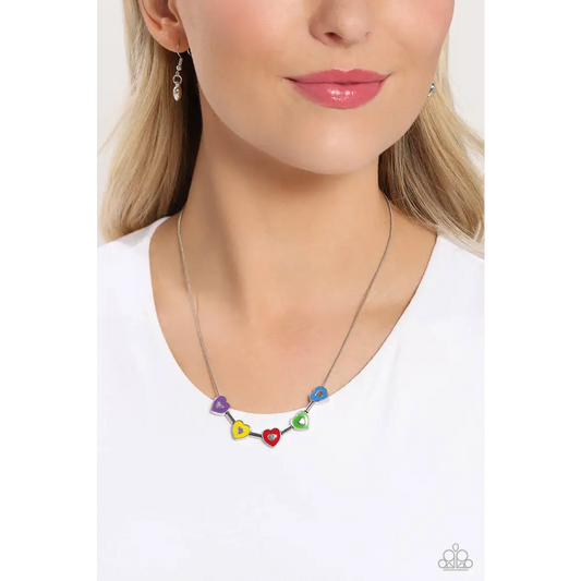 ECLECTIC Heart - Multi Necklace - Necklaces