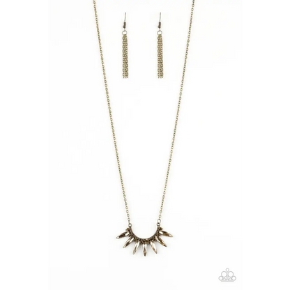 Empirical Elegance - Brass Necklace - Deb's Jazzy Jems