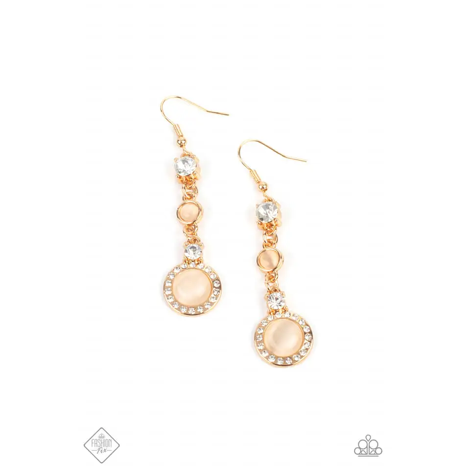 Epic Elegance - Gold Earrings - Earrings