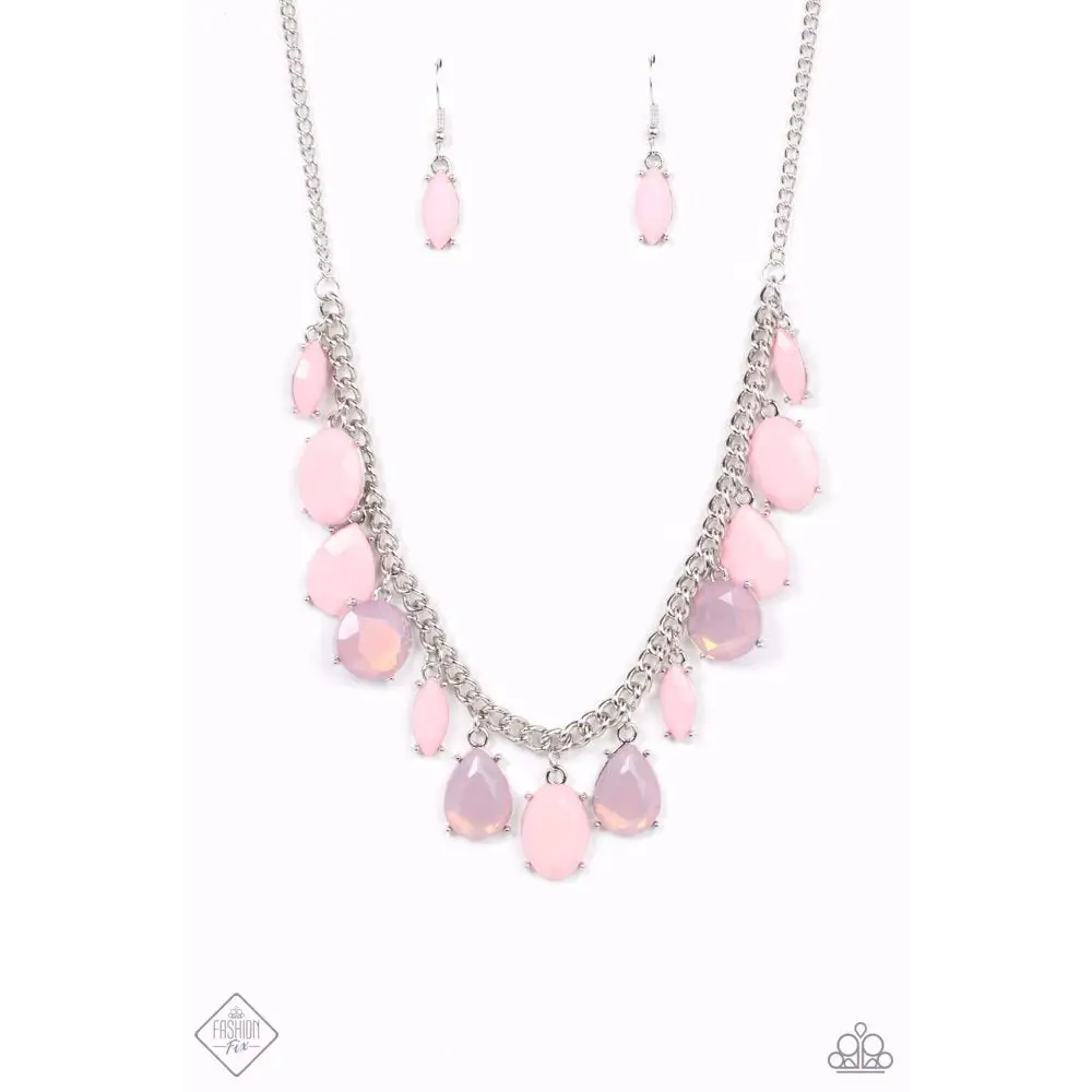 Fairytale Fortuity - Pink Necklace - Necklaces