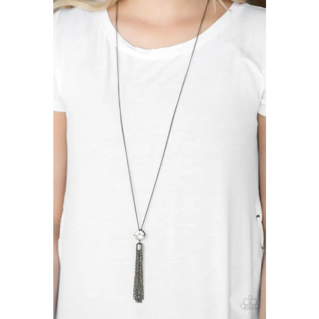 Five-Alarm FIREWORK - Black Necklace - Deb's Jazzy Jems