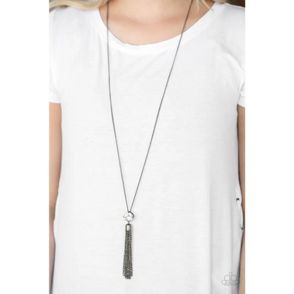 Five-Alarm FIREWORK - Black Necklace - Deb's Jazzy Jems