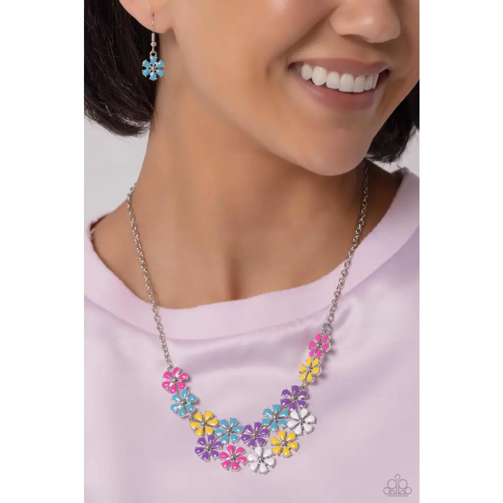 Floral Fever - Multi Necklace - Necklaces