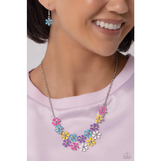 Floral Fever - Multi Necklace - Necklaces