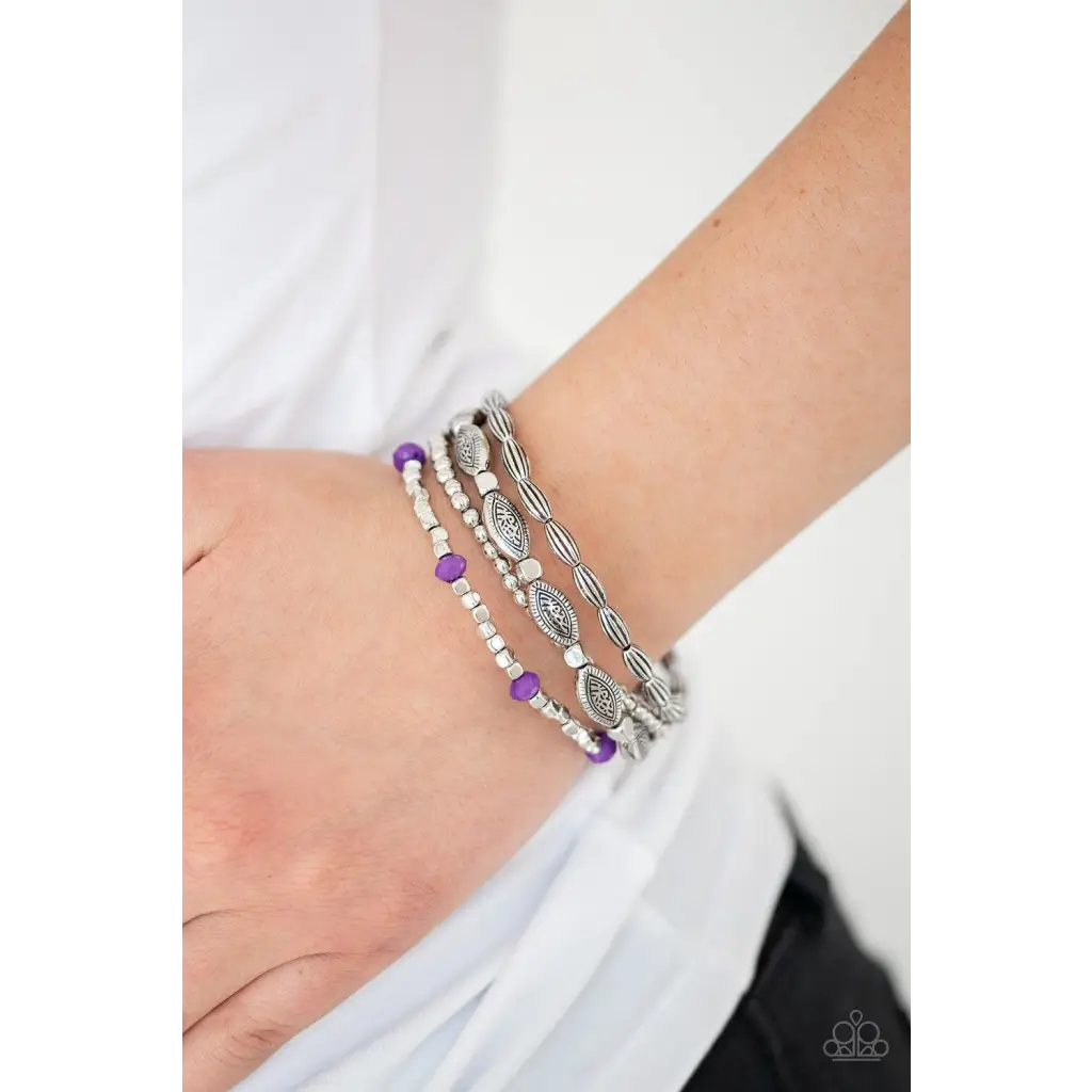 Full of WANDER - Purple Bracelet - Deb's Jazzy Jems