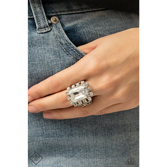 Galactic Glamour - White Ring - Rings