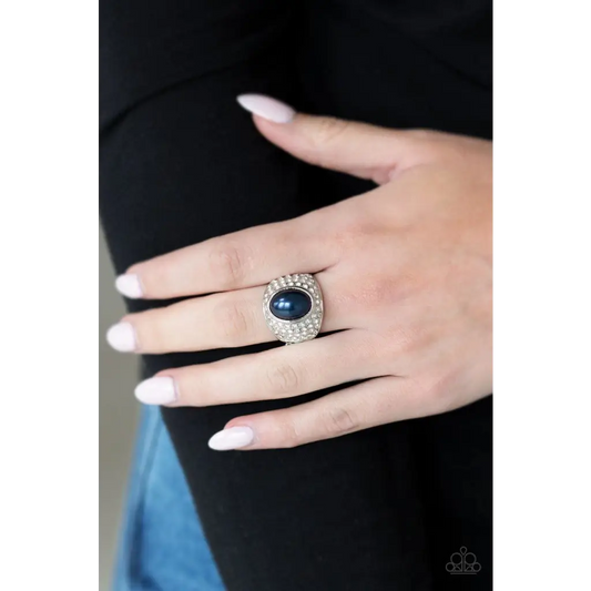 Glittering Go-Getter -Blue Ring - Deb's Jazzy Jems