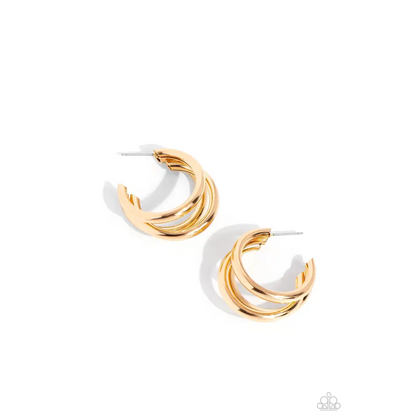 HOOP of the Day - Gold Earrings - Earrings