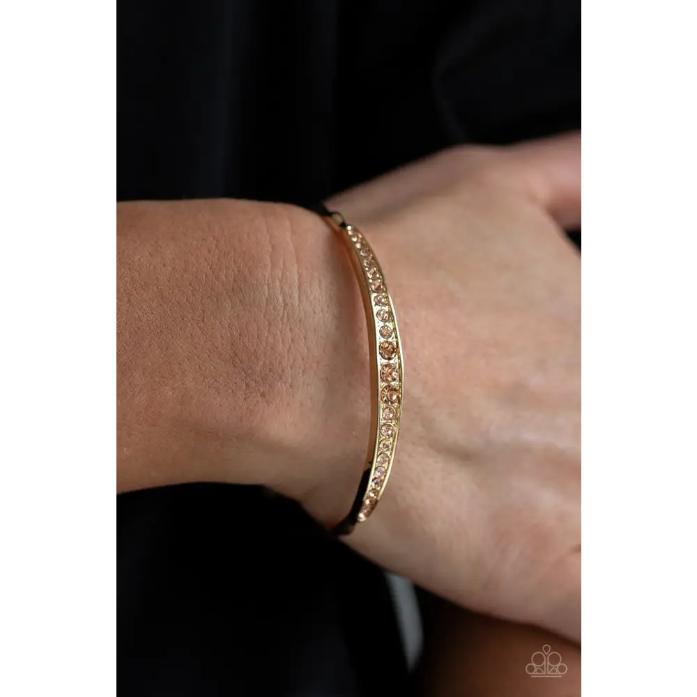 Just SPARKLE and Wave - Gold Bracelet - Bracelets