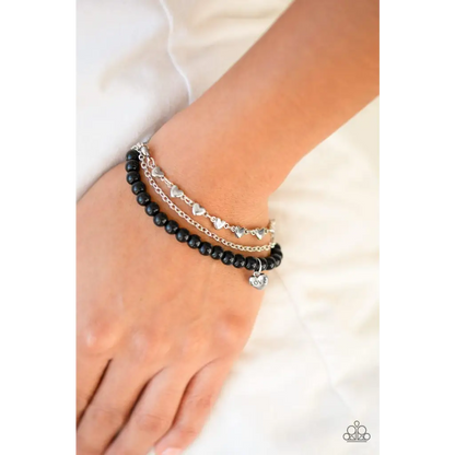 Love Like you Mean It - Black Bracelet - Deb's Jazzy Jems