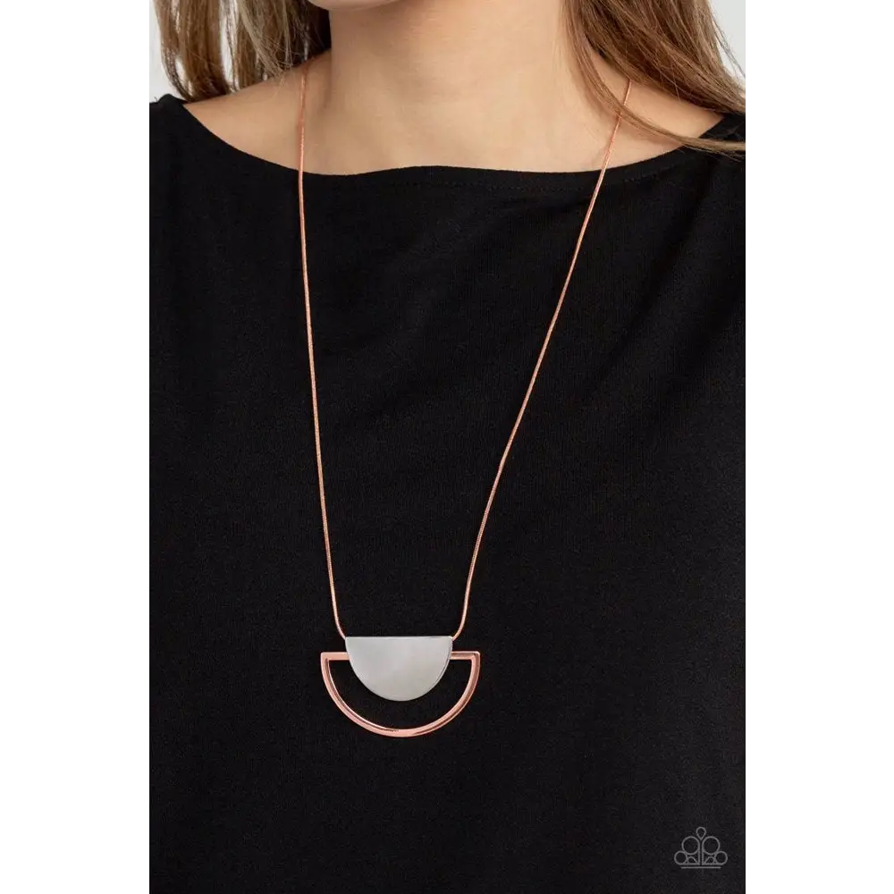 Lunar Phases - Copper Necklace - Necklaces