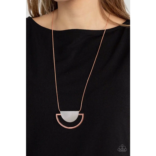 Lunar Phases - Copper Necklace - Necklaces