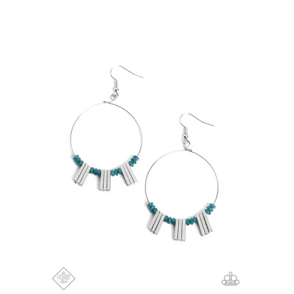 Luxe Lagoon - Blue - Earrings