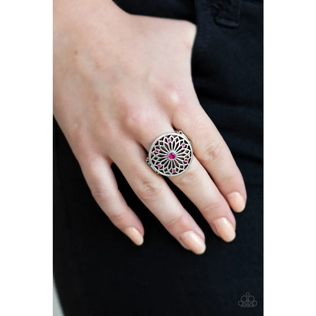 Mandala Magnificence - Pink Ring - Deb's Jazzy Jems