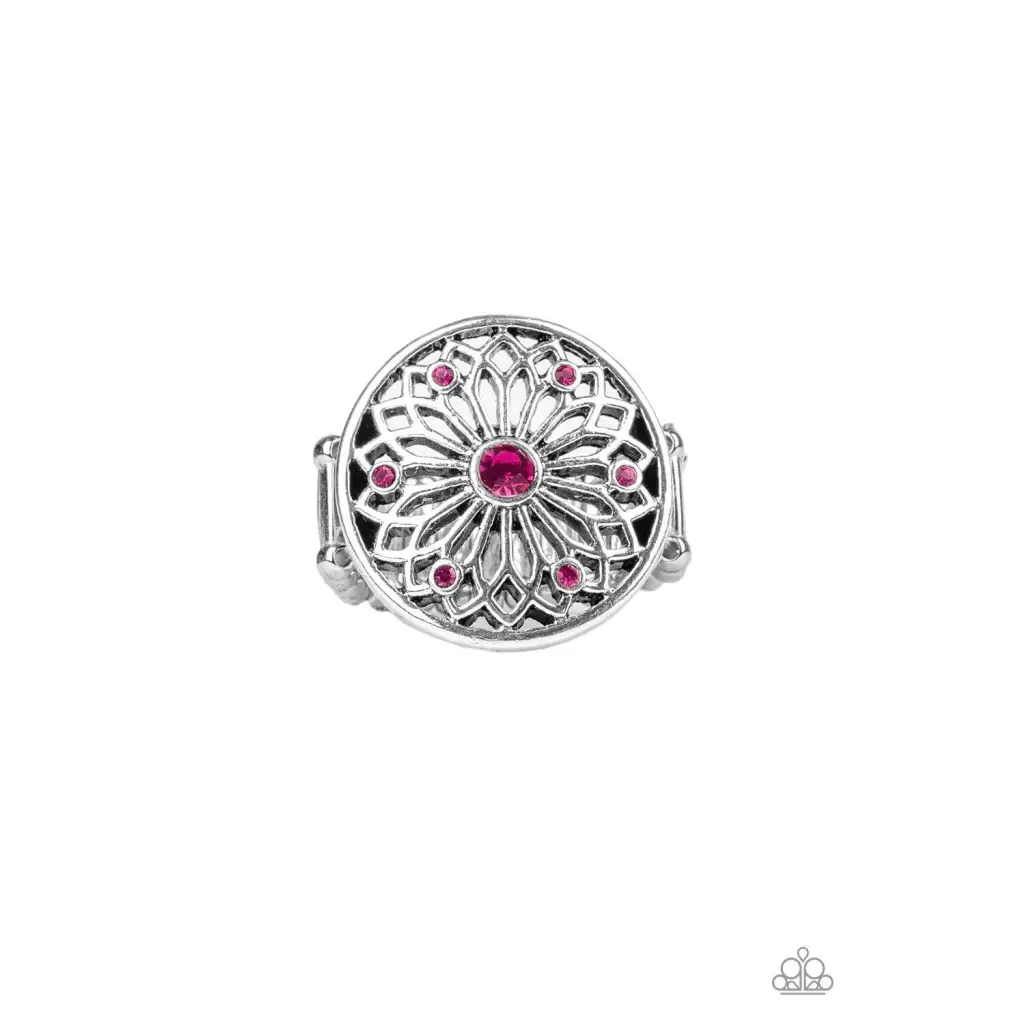 Mandala Magnificence - Pink Ring - Deb's Jazzy Jems