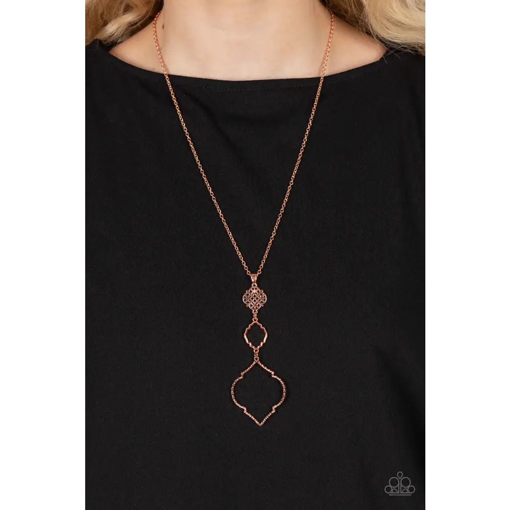 Marrakesh Mystery - Copper Necklace - Necklaces